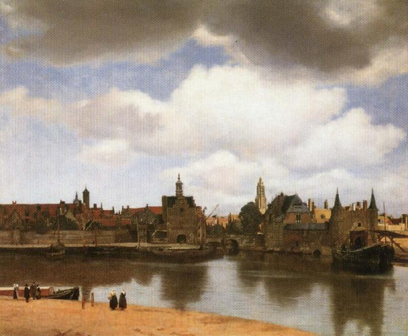 Jan Vermeer Rotterdam Canal France oil painting art